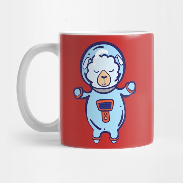 Sheep in spacesuit by holidaystore